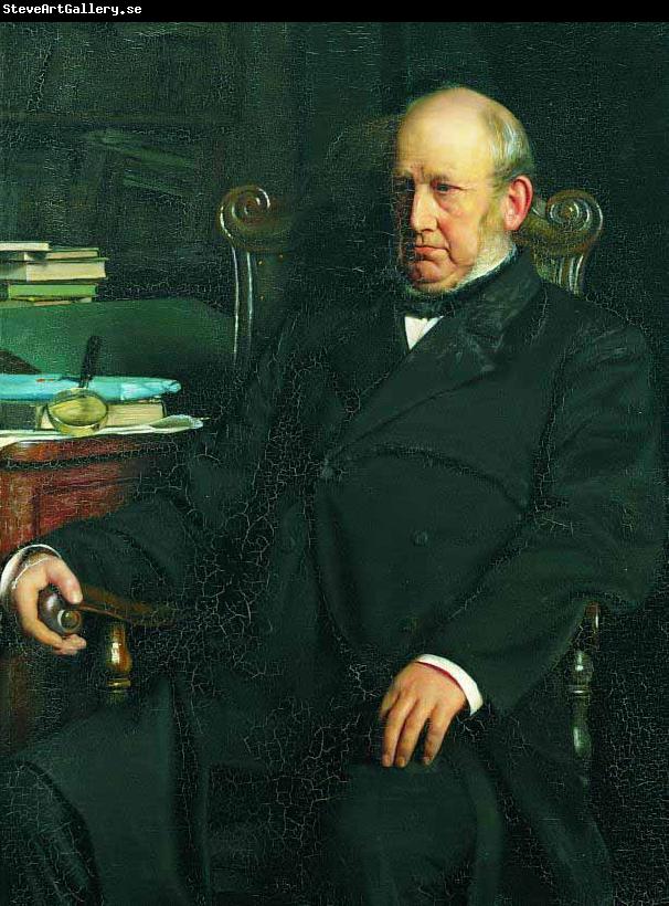 Carl Heinrich Bloch Portrait of Andreas Frederik Krieger